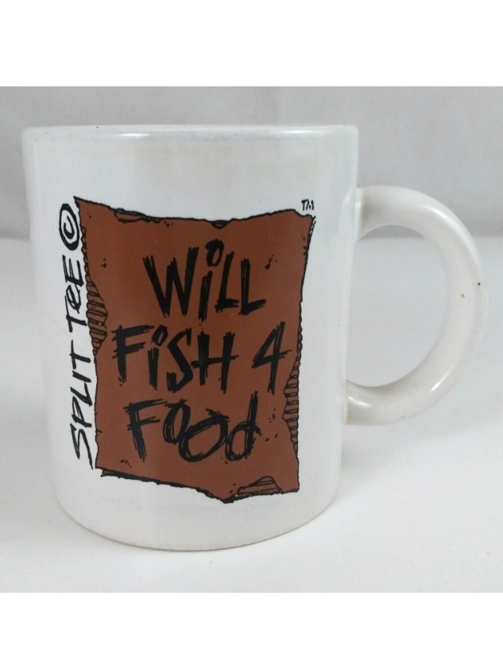 Split Tee Will Fish 4 Food Novelty Coffee Cup